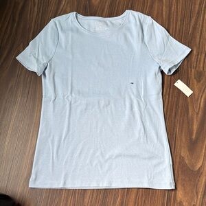 NWT Talbots Light Blue Short Sleeve Tee MP